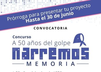 Se prorrogó hasta el 30 de junio la convocatoria “Narremos MEMORIA”