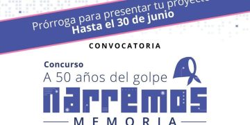 Se prorrogó hasta el 30 de junio la convocatoria “Narremos MEMORIA”