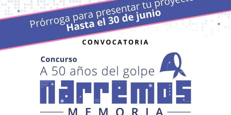 Se prorrogó hasta el 30 de junio la convocatoria “Narremos MEMORIA”