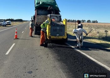 Máxima precaución: avanzan las tareas de reparación en la ruta 51 y se multiplican los controles por tránsito restringido