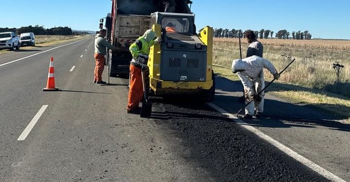 Máxima precaución: avanzan las tareas de reparación en la ruta 51 y se multiplican los controles por tránsito restringido