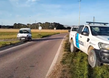 Dos personas fueron hospitalizadas tras un choque en la rotonda de las rutas 51 y 85