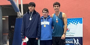 Podio nacional para el atletismo de Tornquist: Tomás Trivellini logró el tercer puesto en salto con garrocha