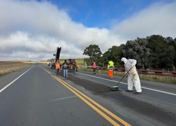 Inversión Provincial para la Seguridad Vial: Se intensifican las obras de bacheo profundo en la Ruta 51