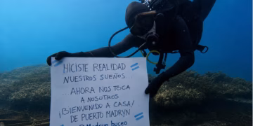 Puerto Madryn le respondió a Lionel Messi desde la Patagonia