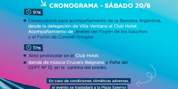El Club Hotel de la Ventana será escenario del Día de la Bandera en el distrito