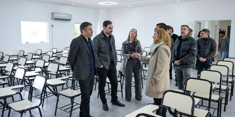 Bianco y Aristimuño recorrieron obras e infraestructuras en Coronel Rosales