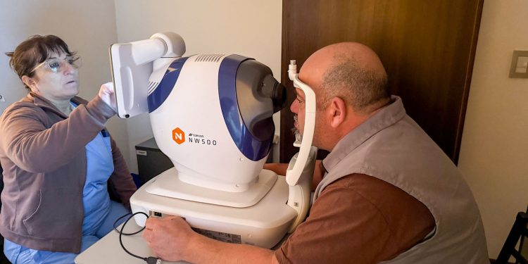 Más de 100 personas de Tornquist con diabetes recibieron retinografías gratuitas