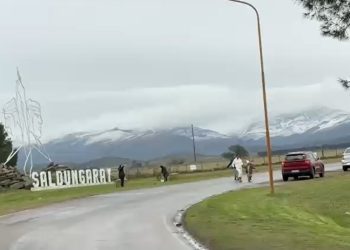 Postal de invierno: Confirman las primeras nevadas en las cumbres de Sierra de la Ventana