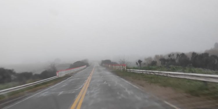Alerta amarilla en la Comarca: las lluvias y la intensa niebla persistirán durante todo el fin de semana