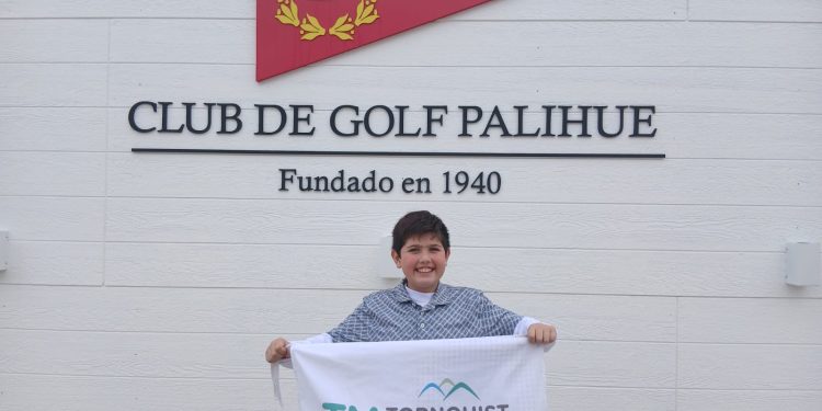 Tobías García volvió a brillar y se quedó con el primer puesto en el circuito de menores en Palihue