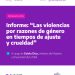 Presentación del informe “La violencia por razones de género en tiempos de crueldad. Precarización de la vida, discursos de odio y transformaciones recientes»