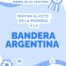 Las comunidades de Tornquist y Sierra de la Ventana convocan al emotivo Acto de Promesa a la Bandera Nacional