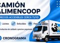El Camión de Alimencoop llega al distrito con lácteos, embutidos y pastas a precios populares