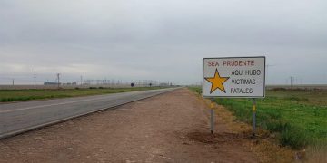 Instalaron señal vial en recuerdo de una víctima de tránsito en la Ruta 51