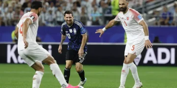 Argentina se impuso cómoda ante Jordania y Lionel Messi volvió a sumar otro gol