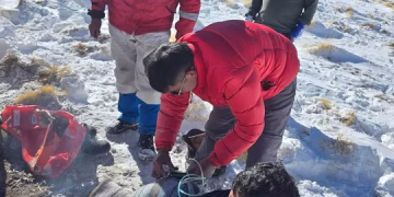 Rescataron a cuatro mineros tras tres noches atrapados por la nieve en Catamarca