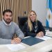 Estefanía Bordoni firmó la renovación del Centro Juvenil Tornquist