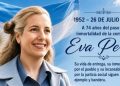 A 74 años de su paso a la inmortalidad: el Partido Justicialista de Tornquist convoca a un acto homenaje a Eva Perón en Sierra de la Ventana