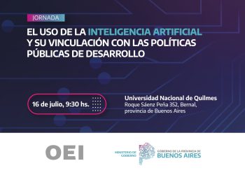 La Provincia y la OEI organizan una jornada sobre inteligencia artificial y políticas públicas