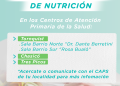 Salud amplía la atención en Nutrición en los Centros de Atención Primaria