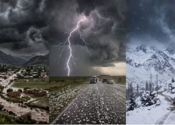 Alerta del SMN: tormentas con granizo, lluvias fuertes y nevadas en varias zonas del país este lunes