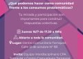 ‘Tejiendo redes con cuidado’: Invitan a una asamblea comunitaria