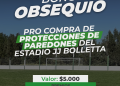 El Club Unión lanzó un bono para la compra de protecciones de los paredones de su estadio