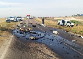 Trágico choque frontal en la Ruta 33: dos muertos  a la altura de Bahía Blanca