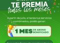 La Cooperativa premiará mensualmente a clientes de Internet y TV