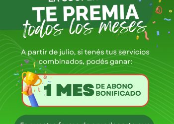 La Cooperativa premiará mensualmente a clientes de Internet y TV