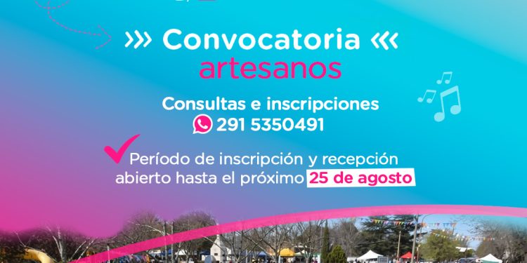 126º aniversario de Saldungaray: Convocatoria de artesanos