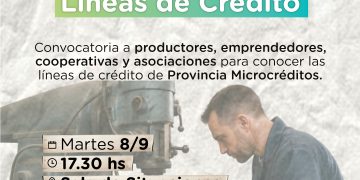 Convocatoria a emprendedores y productores a la presentación de líneas de crédito