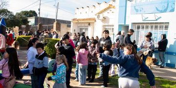 Día de la Niñez: una jornada de juegos, merienda y comunidad en la Unidad Básica de Tornquist