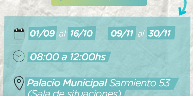 El 1 de septiembre se habilita el trámite de eximición de tasas municipales 2027