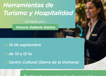 Turismo: Brindarán capacitaciones de hospitalidad y nuevas tendencias en gastronomía