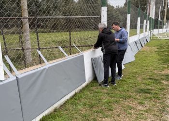 El Club Unión concretó la colocación de protecciones en su estadio