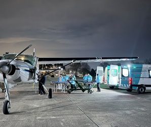 Vuelo Sanitario inédito en la Provincia de Buenos Aires