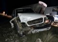 Choque de camionetas en la Ruta 33: uno de los conductores dio alcoholemia positiva