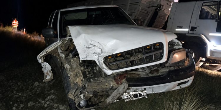 Choque de camionetas en la Ruta 33: uno de los conductores dio alcoholemia positiva