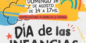 Sierra de la Ventana celebra el Día de las Infancias con una gran fiesta comunitaria en el Centro Cultural