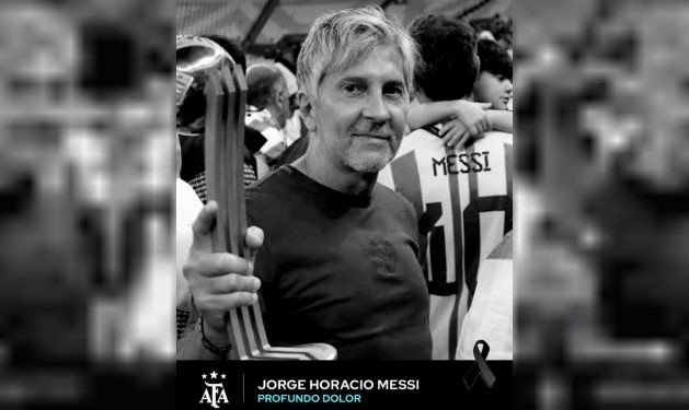AFA dispuso un minuto de silencio y brazaletes negros por el fallecimiento de Jorge Messi