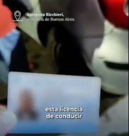Manejaba borracho y con licencia de conducir falsa por la autopista Riccheri