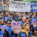 Miles de endeudados con bancos y billeteras virtuales se movilizaron al Ministerio de Economía