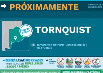 Disponible un relevamiento para la recolección de envases de fitosanitarios