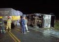 Corte total en la Ruta Provincial 51 por vuelco de un camión cerca de Fra-Pal