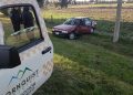 Despiste sin heridos en el acceso a Saldungaray por la ruta 72