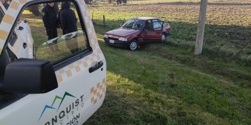 Despiste sin heridos en el acceso a Saldungaray por la ruta 72