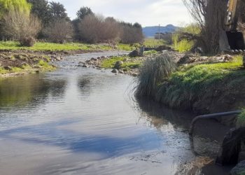 Provincia avanza con el saneamiento del Arroyo San Bernardo en Sierra de la Ventana