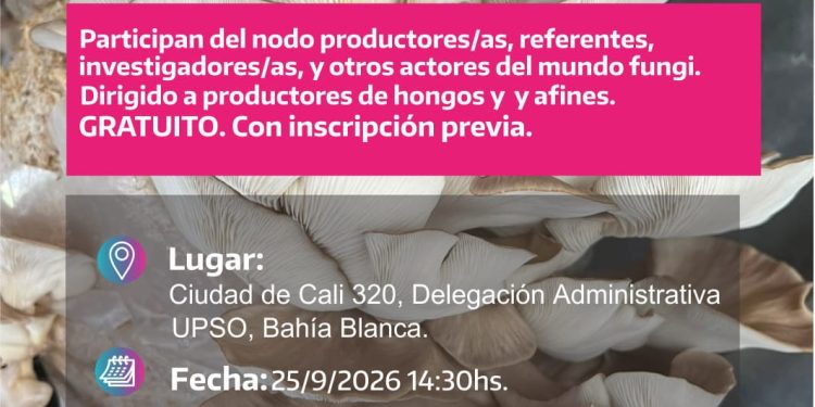 1º Encuentro Fungi Nodo Sudoeste para productores de hongos y afines